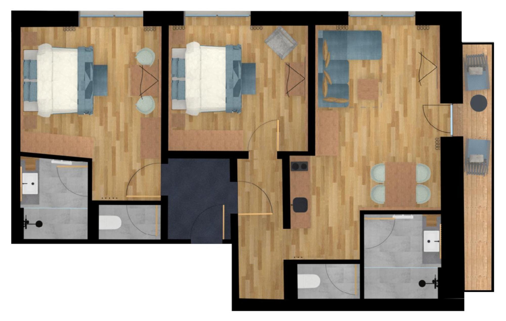 Pachmair 1453 Apart Resort - Opening 2025 유던스 객실 사진